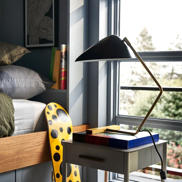 tesco grey table lamp