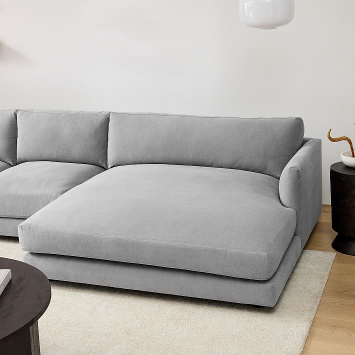 couch with extra wide chaise