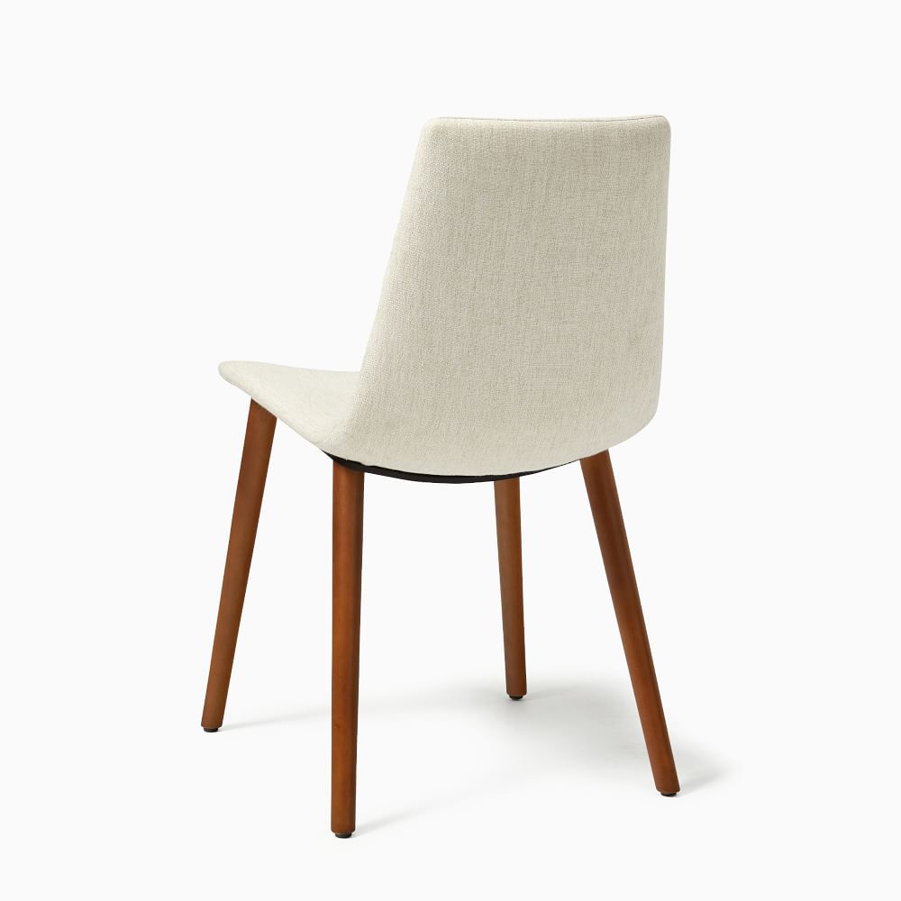 Slope Upholstered Dining Chair - Wood Legs | West Elm