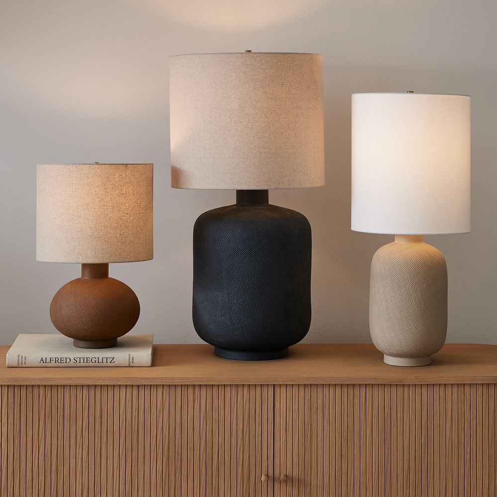 west elm ceramic table lamp