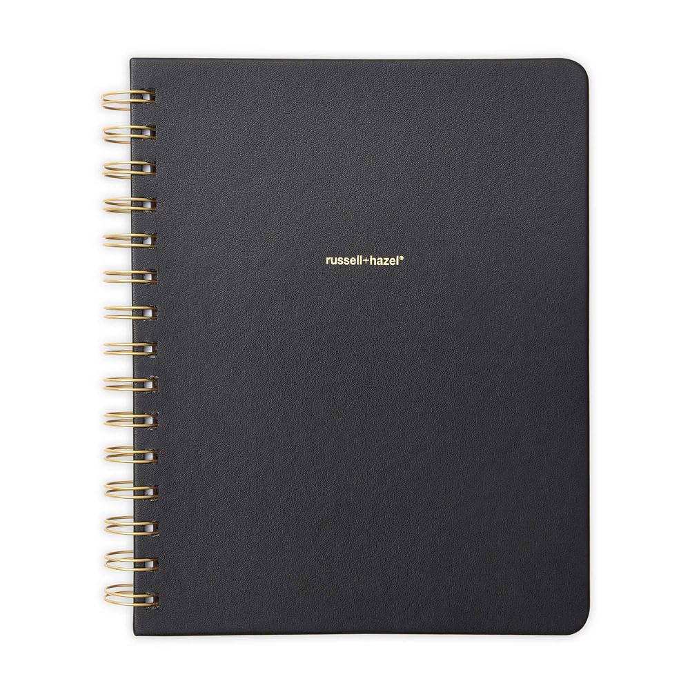 Vegan Leather Spiral Notebook | West Elm