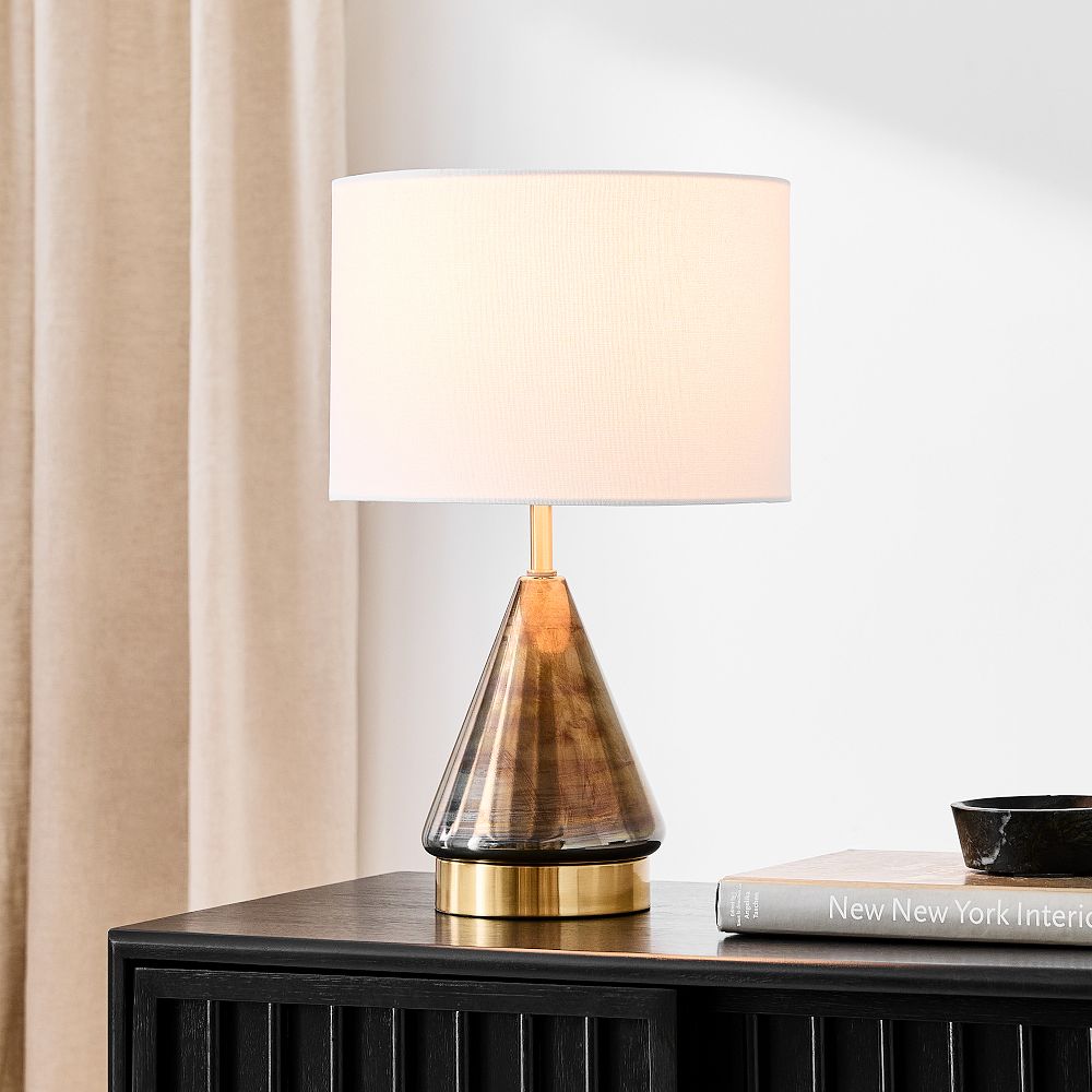 Metalized Glass USB Table Lamp (20