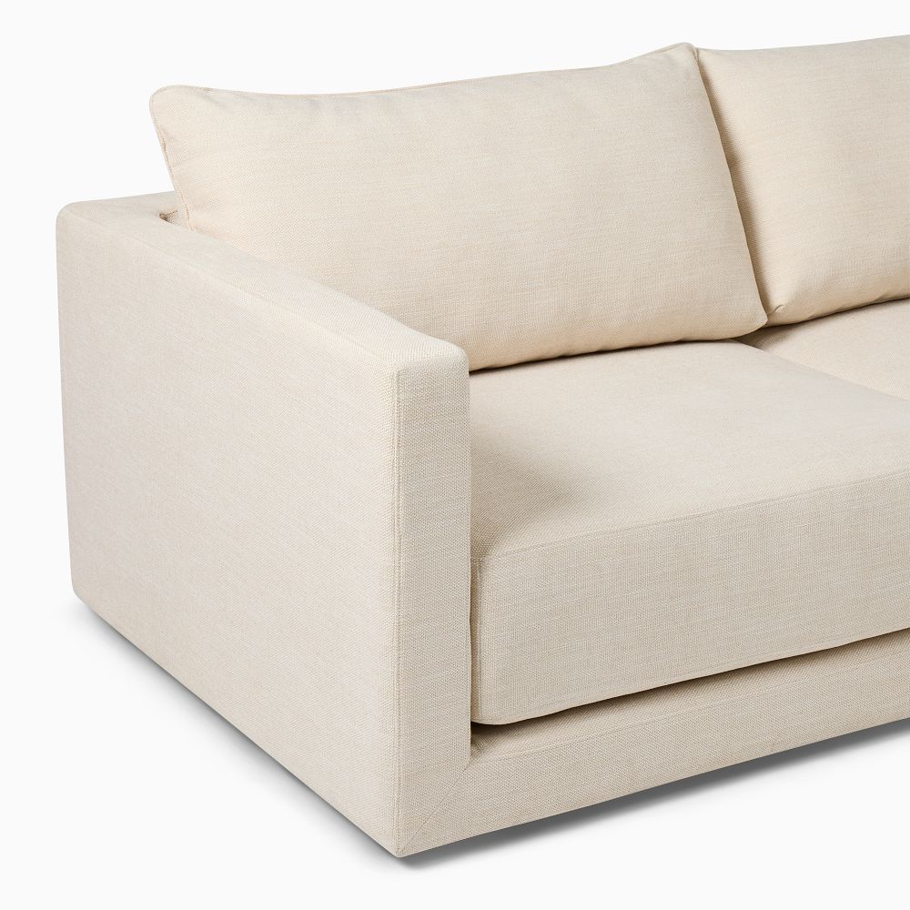 Melbourne 3Piece Ottoman Sectional (116"126") West Elm