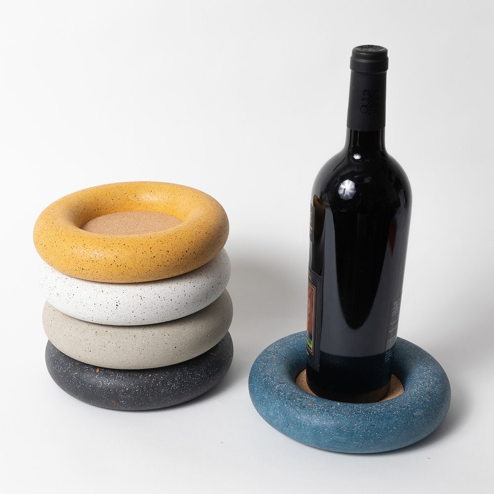 Pretti.Cool Wine Bottle Coaster West Elm