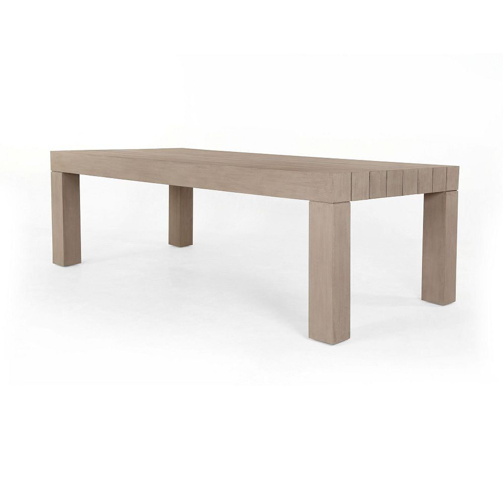 Modern Teak Outdoor Rectangle Dining Table (87") West Elm