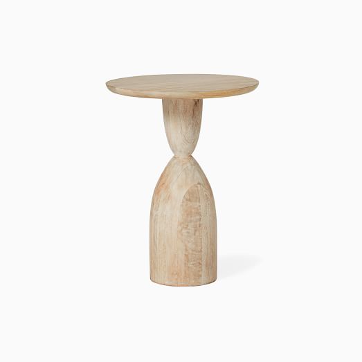 west elm pedestal side table