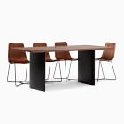 west elm campbell plinth dining table