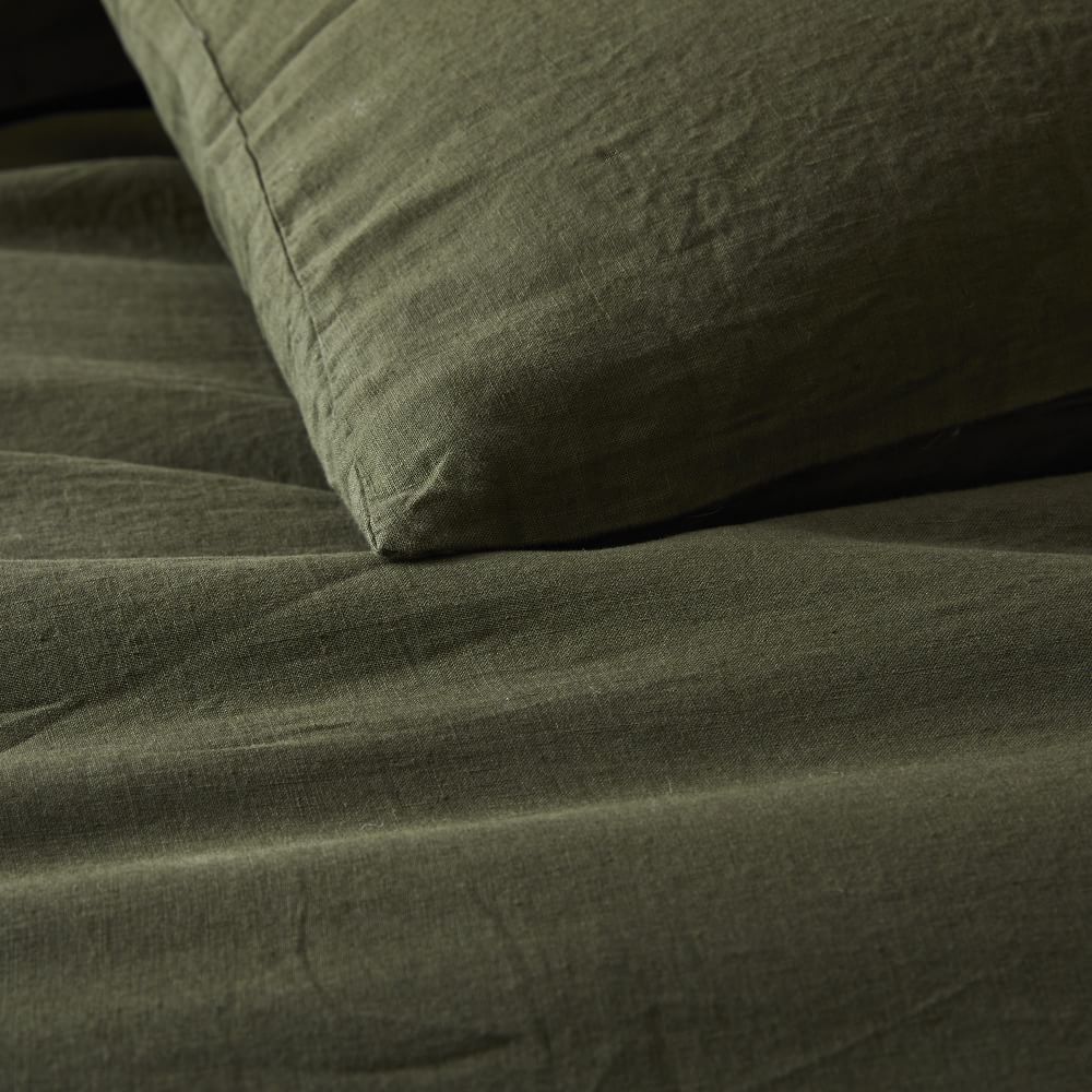 Linen Duvet Cover & Shams | West Elm