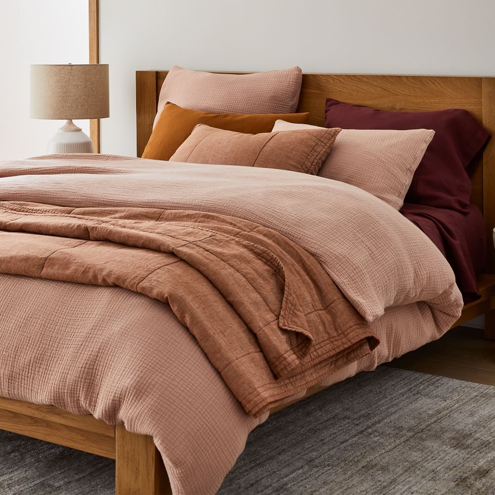 Dreamy Gauze Cotton Duvet Cover & Shams West Elm