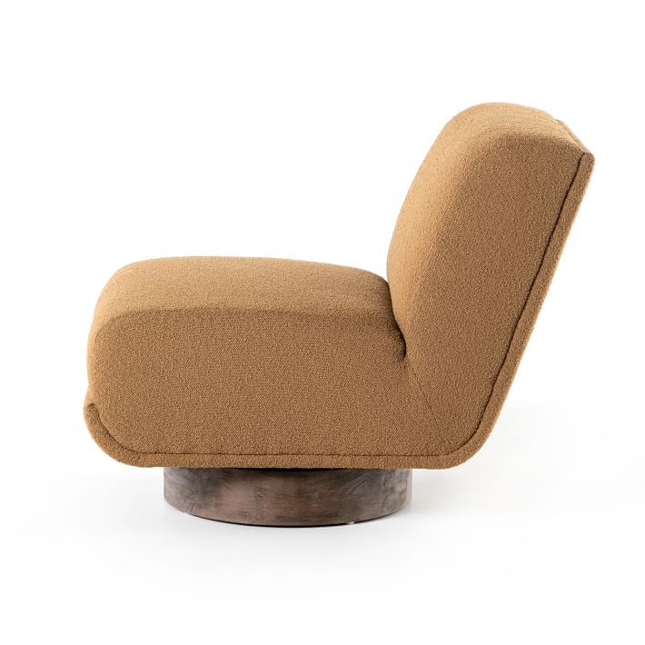 wood base swivel chair