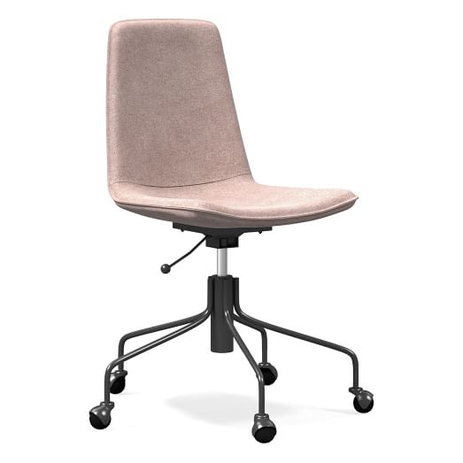 west elm pink desk chair