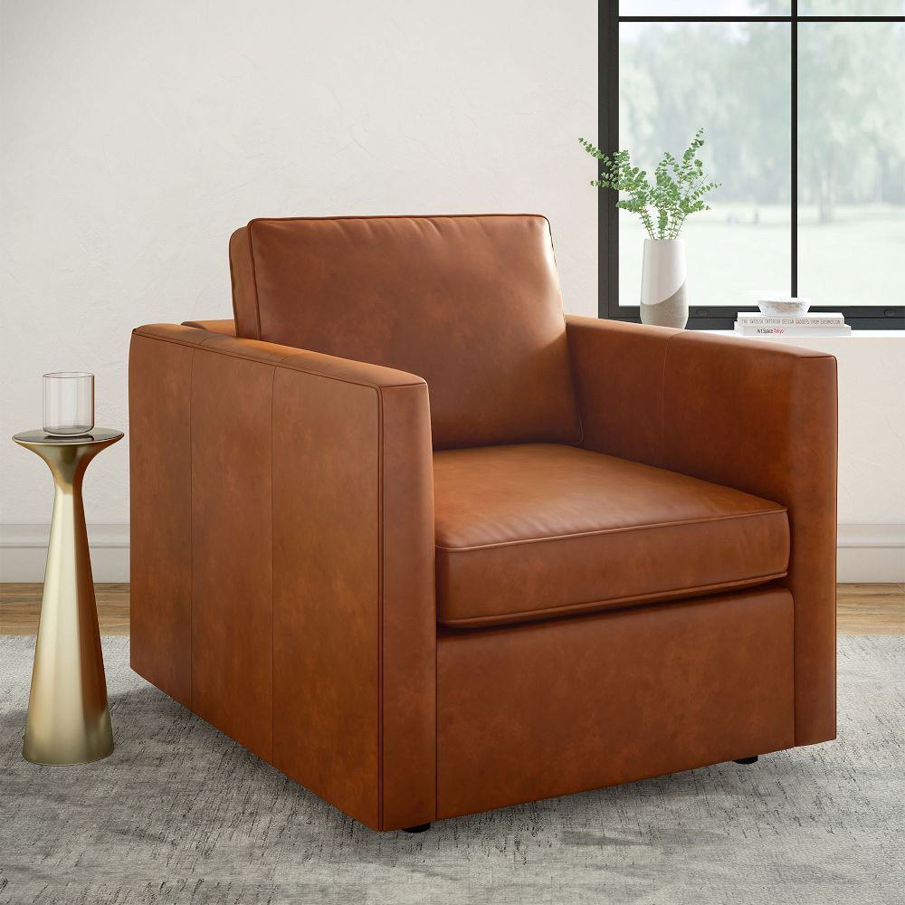 harrie leather occasional chair