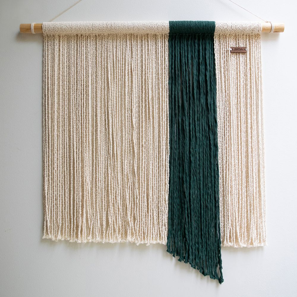Rafful Estudio Green Moving Wall Hanging West Elm