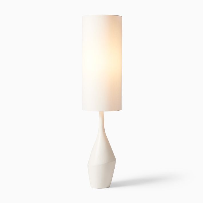 asymmetry ceramic floor lamp