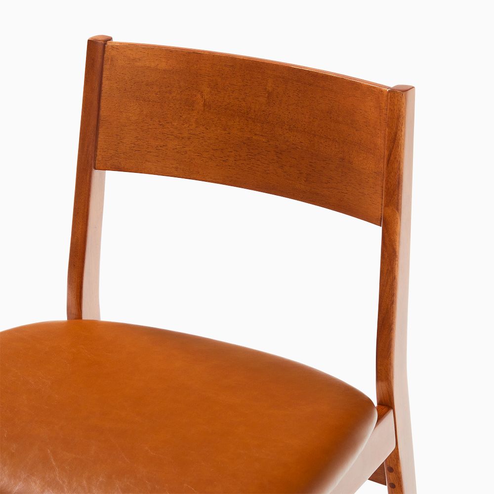 Baltimore Vegan Leather Dining Chair (Set of 2) West Elm