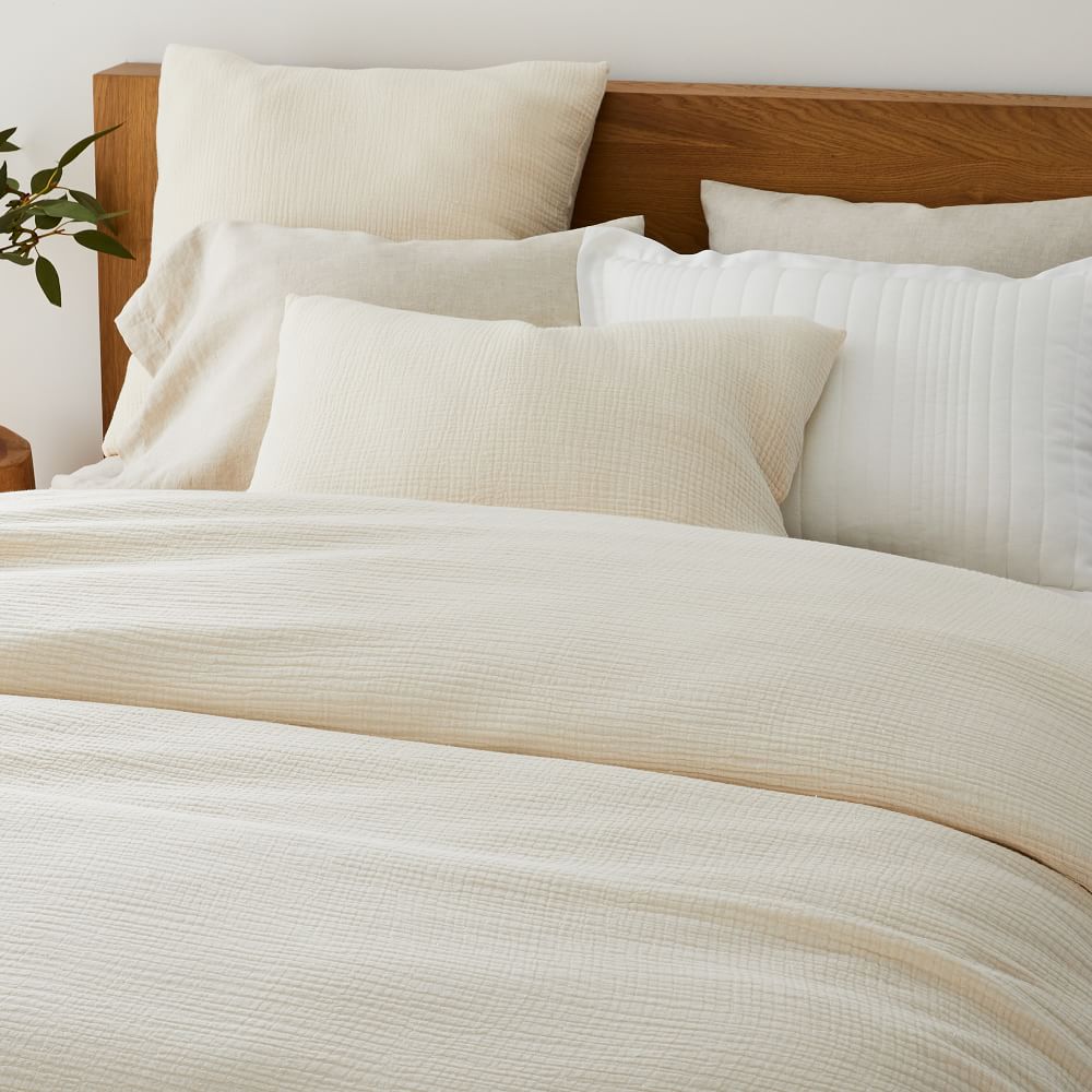Dreamy Gauze Cotton Duvet Cover & Shams West Elm