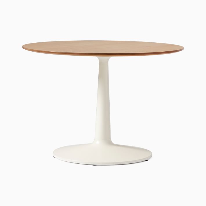 Liv Round Wood Veneer Dining Table (44", 60") West Elm