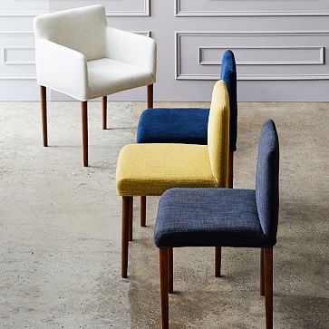 velvet chair west elm