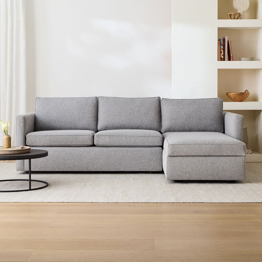 Harris 2-Piece Chaise Sectional w/ Storage (102"–112") | West Elm