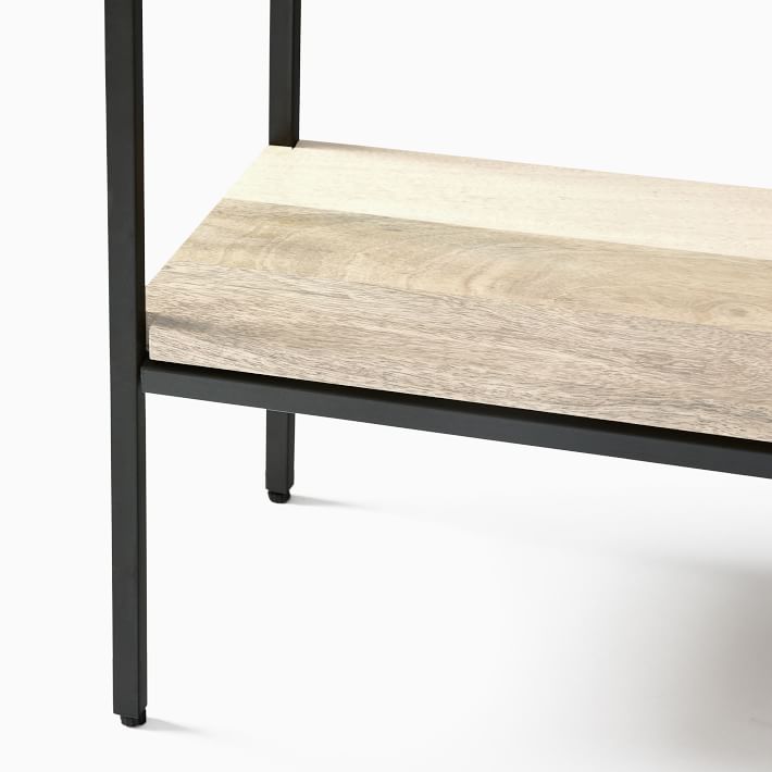 west elm industrial skinny console