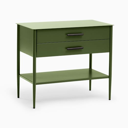 olive green night stand