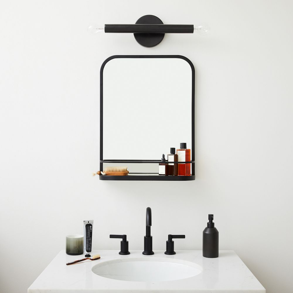 Seamless Wall Shelf Mirror 17"W x 23"H West Elm