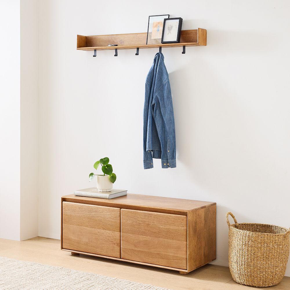 Anton Shelf w/ Hooks (44") West Elm