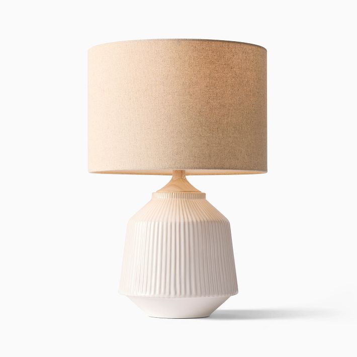 ripple ceramic table lamp