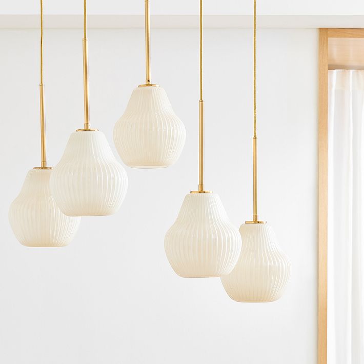 west elm 7 light chandelier