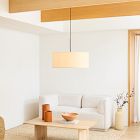 west elm short drum pendant