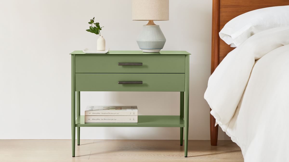 Metalwork (28") Storage Grand Nightstand, Hot Rolled Steel