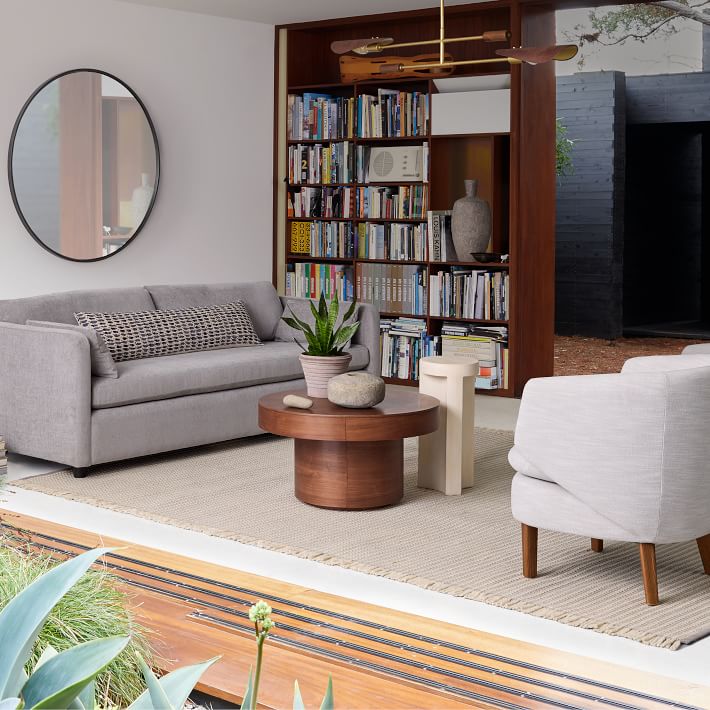 Volume Round Pedestal Coffee Table (30