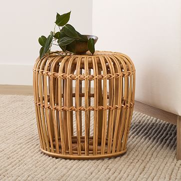 west elm rattan table