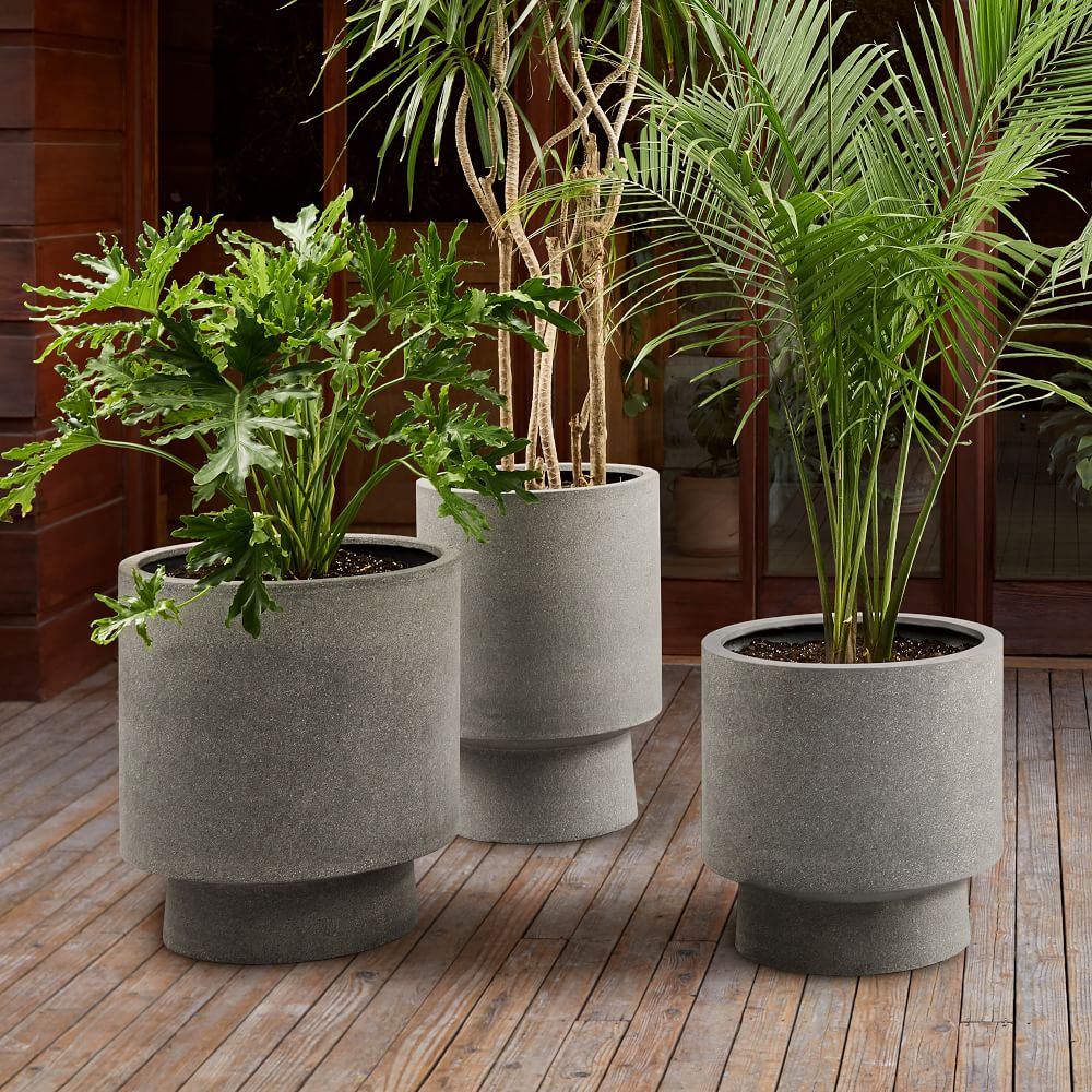 Open Box Ficonstone Indoor/Outdoor Planters West Elm