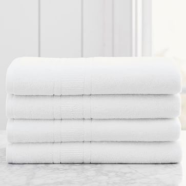 Design Crew Basics Terry Bath Towels (Set of 4) | West Elm