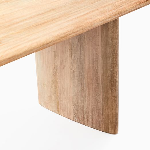 solid wood plank table