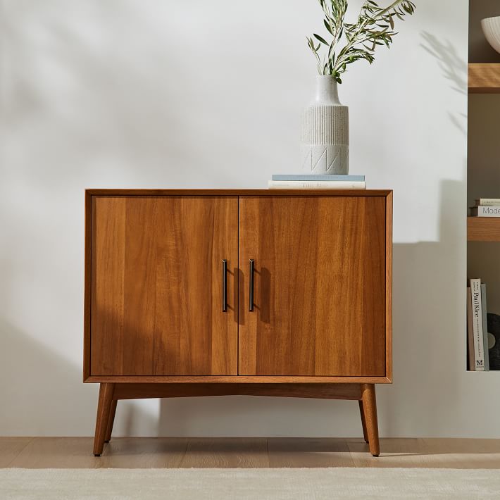 mid century console table west elm