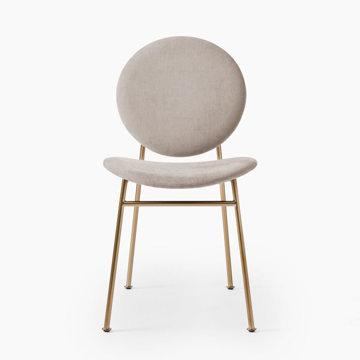 west elm pink dining chair