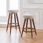 west elm backless barstool