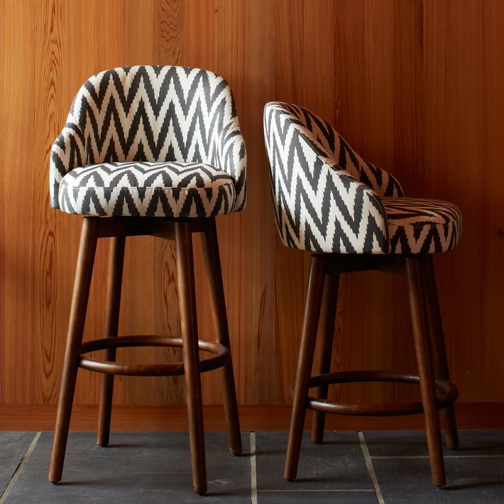 west elm saddle bar stool