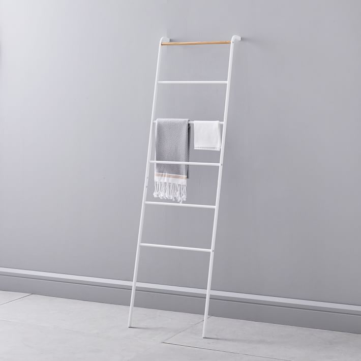 Yamazaki Ladder Clothes + Towel Rack West Elm