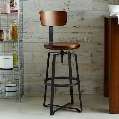 west elm adjustable bar stool