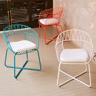 soleil metal outdoor bistro chair