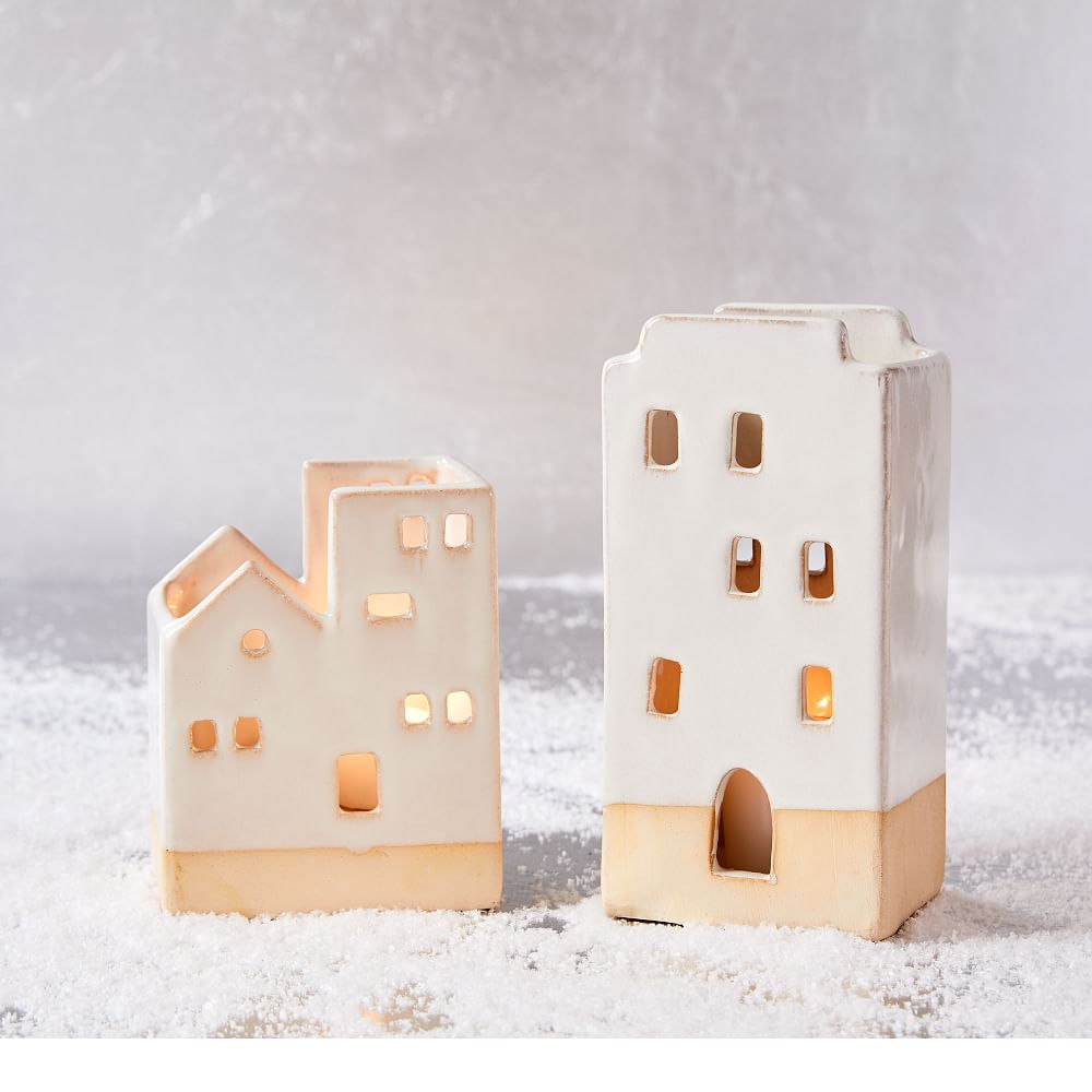 Ceramic Cityscape Houses West Elm