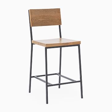 west elm rustic counter stool