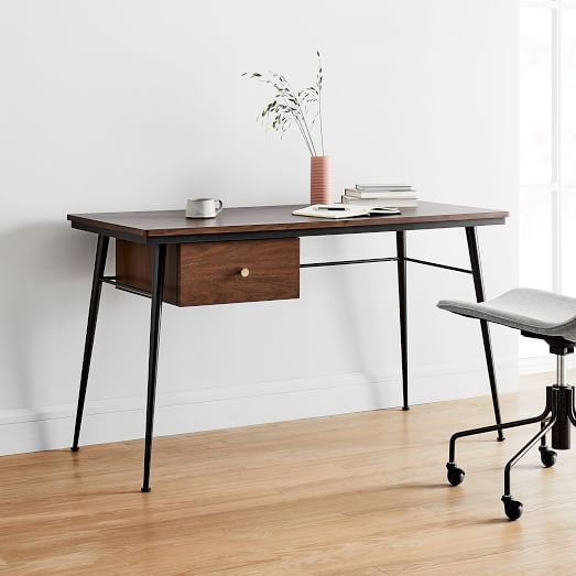 west elm walnut desk