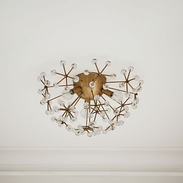 west elm sputnik flush mount