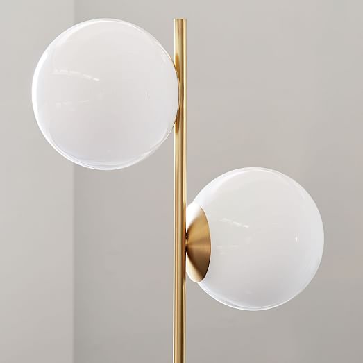 west elm sphere and stem floor lamp