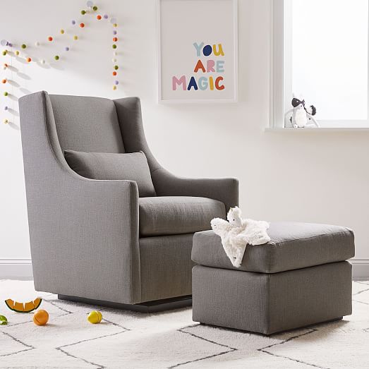 west elm glider nursery