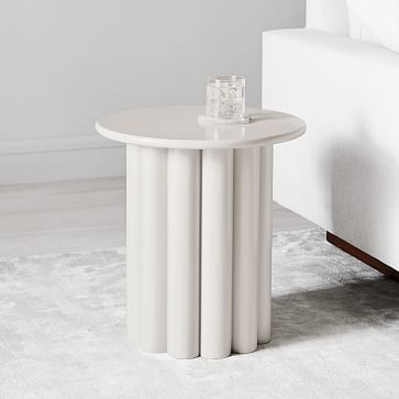 west elm white side table